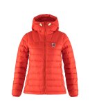 FJALLRAVEN - FJALLRAVEN DAME DUNJAKKE W EXPEDITION PACK DOWN HOODIE TRUE RED