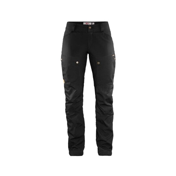 FJALLRAVEN - FJALLRAVEN DAME VANDREBUKSER W KEB TROUSERS CURVED BLACK