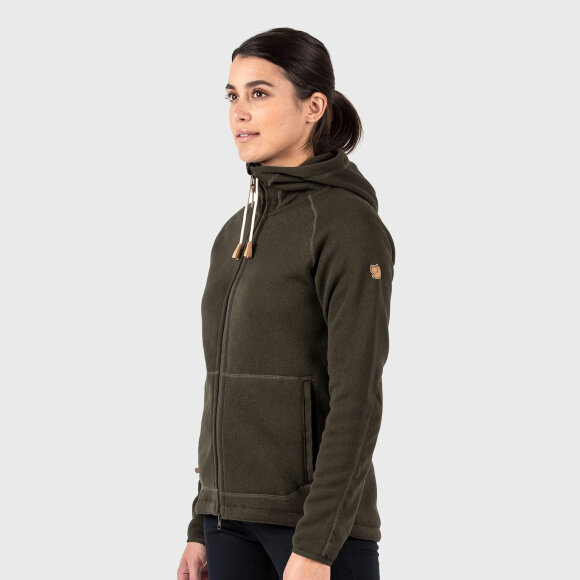 FJALLRAVEN - FJALLRAVEN DAME FLEECE W OVIK FLEECE HOODIE