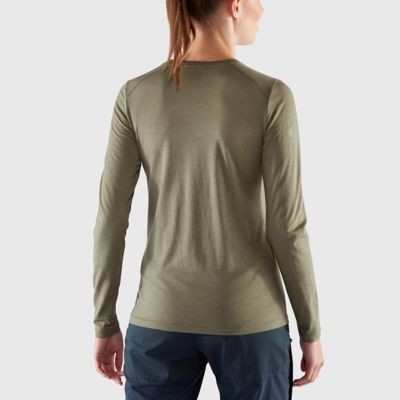 FJALLRAVEN - FJALLRAVEN DAME LANGÆRMET TOP W ABISKO WOOL LS