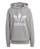 ADIDAS  - ADIDAS DAME HOODIE ADICOLOR TREFOIL HOODIE GRÅ