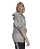 ADIDAS  - ADIDAS DAME HOODIE ADICOLOR TREFOIL HOODIE GRÅ