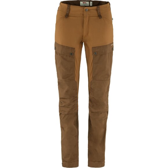 FJALLRAVEN - FJALLRAVEN DAME VANDREBUKSER KEB TROUSERS REGULAR TIMBER BROWN