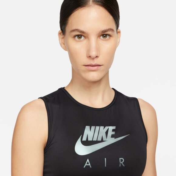 NIKE - NIKE DAME SPORTS BH AIR DRI-FIT SWOOSH MESH BRA SORT