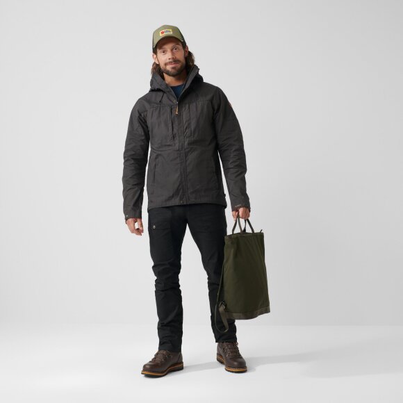 FJALLRAVEN - FJALLRAVEN HERRE VIND/VANDREJAKKE SKOGSO JACKET DARK GREY