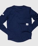 SAYSKY - SAYSKY UNISEX LANGÆRMET T-SHIRT CLEAN PACE LONG SLEEVE BLUE MELANGE