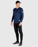 SAYSKY - SAYSKY UNISEX LANGÆRMET T-SHIRT CLEAN PACE LONG SLEEVE BLUE MELANGE