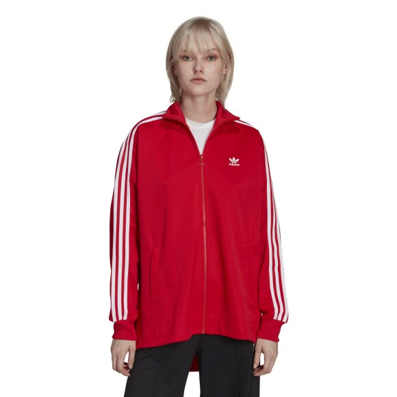 ADIDAS  - ADIDAS DAME TRACK TOP RØD 