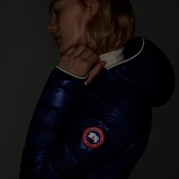 CANADA GOOSE - CANADA GOOSE DAME DUNJAKKE HYBRIDGE LIT HOODED COAT 