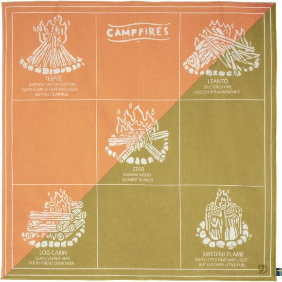 FJALLRAVEN - FJALLRAVEN BANDANA CAMPFIRE BANDANA 