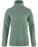 FJALLRAVEN - FJALLRAVEN DAME STRIKKET SWEATER OVIK CABLE KNIT ROLLER NECK