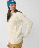 FJALLRAVEN - FJALLRAVEN DAME STRIKKET SWEATER OVIK CABLE KNIT ROLLER NECK