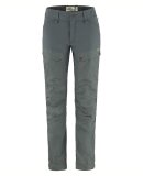 FJALLRAVEN - FJALLRAVEN DAME VANDREBUKSER W KEB TROUSERS CURVED SHORT BASALT