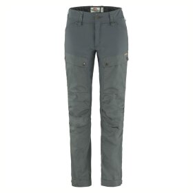 FJALLRAVEN - FJALLRAVEN DAME VANDREBUKSER W KEB TROUSERS CURVED SHORT BASALT