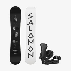 SALOMON - SALOMON CRAFT+TRIGGER SNOWBOARD INKL. BINDINGER