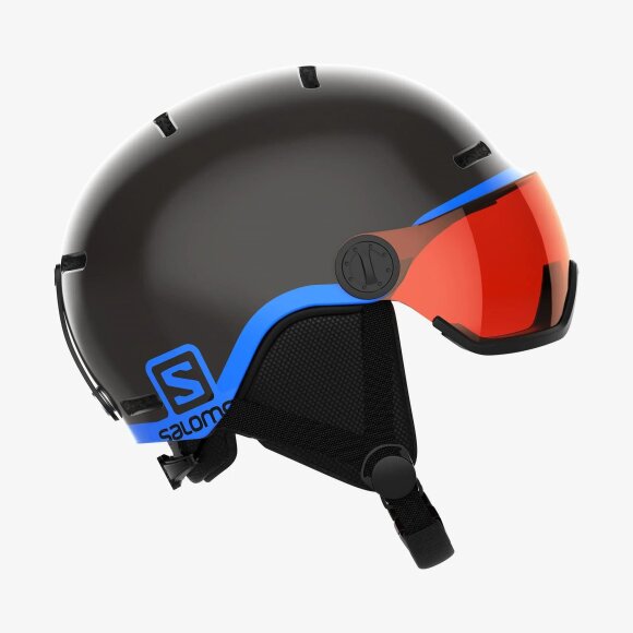 SALOMON - SALOMON BØRNE SKIHJELM m/skibriller JR GROM VISOR