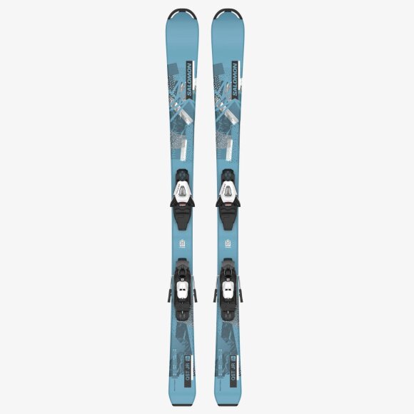 SALOMON - SALOMON BØRNE ALPINE SKI JR L QST S+C5 GW J75