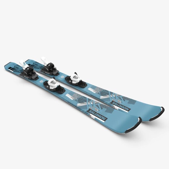 SALOMON - SALOMON BØRNE ALPINE SKI JR L QST S+C5 GW J75