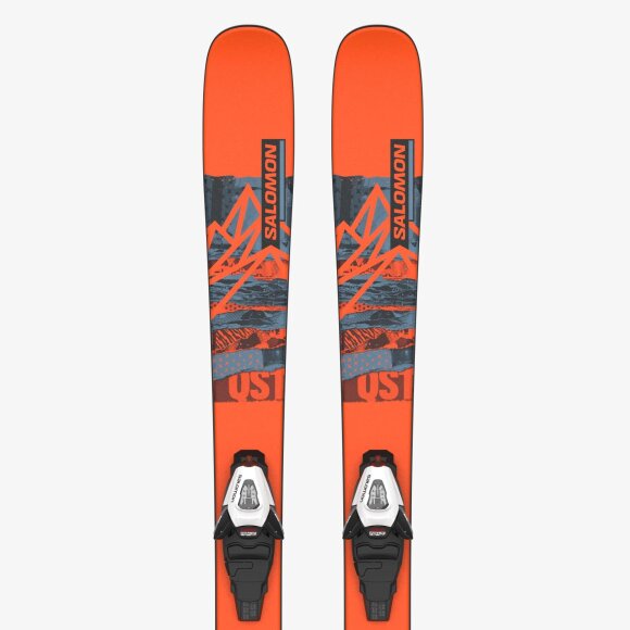 SALOMON - SALOMON JUNIOR FREESTYLE SKI JR QST SPARK S+ C5 GW J85