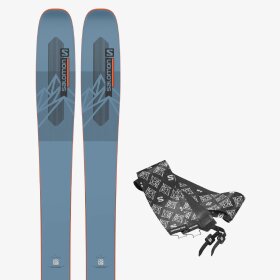 SALOMON - SALOMON UNISEX RANDONEESKI MED SKINS T QST 98 + Skins