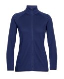 ICEBREAKER  - ICEBREAKER DAME ZIP FLEECE MIDLAYER W ELEMENTAL LS ZIP