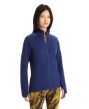 ICEBREAKER  - ICEBREAKER DAME ZIP FLEECE MIDLAYER W ELEMENTAL LS ZIP