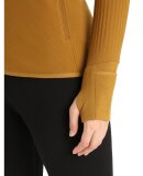 ICEBREAKER  - ICEBREAKER DAME ZIP MIDLAYER W DESCENTER LS ZIP 