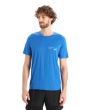 ICEBREAKER  - ICEBREAKER HERRE T-SHIRT M TECH LITE II SS TEE ALPINE