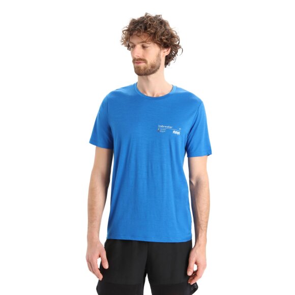 ICEBREAKER  - ICEBREAKER HERRE T-SHIRT M TECH LITE II SS TEE ALPINE