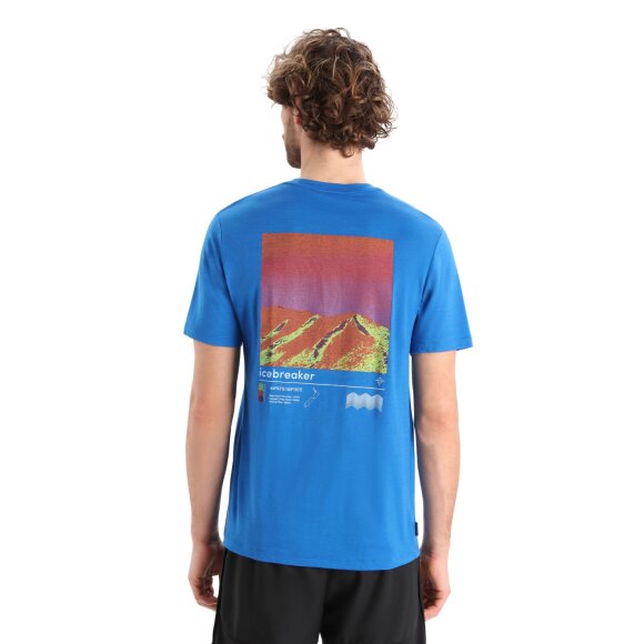 ICEBREAKER  - ICEBREAKER HERRE T-SHIRT M TECH LITE II SS TEE ALPINE