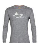 ICEBREAKER  - ICEBREAKER HERRE MERINO MIDLAYER M 200 OASIS LS CREW LAST RUN