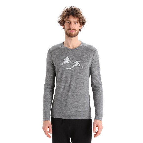 ICEBREAKER  - ICEBREAKER HERRE MERINO MIDLAYER M 200 OASIS LS CREW LAST RUN