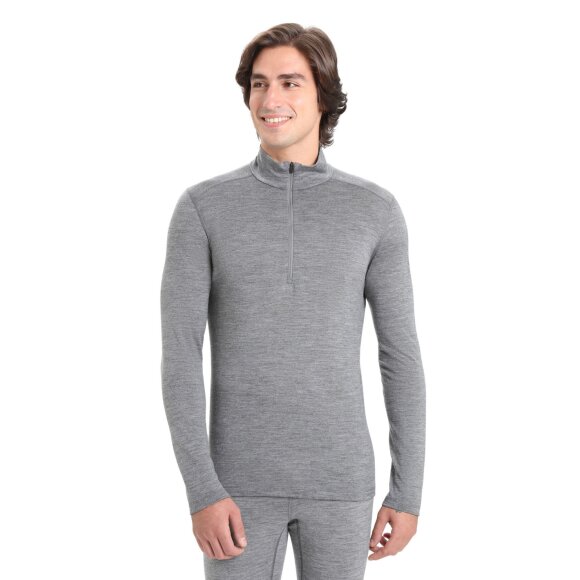 ICEBREAKER  - ICEBREAKER HERRE HALFZIP MERINO BASELAYER M 200 OASIS LS HALF ZIP