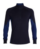 ICEBREAKER  - ICEBREAKER HERRE MERINO HALF ZIP BASELAYER M 260 ZONE LS HALF ZIP