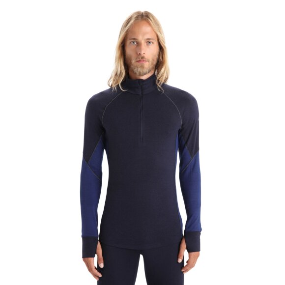 ICEBREAKER  - ICEBREAKER HERRE MERINO HALF ZIP BASELAYER M 260 ZONE LS HALF ZIP