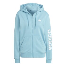 ADIDAS  - ADIDAS DAME HÆTTETRØJE W LIN FT FZ HOODIE 