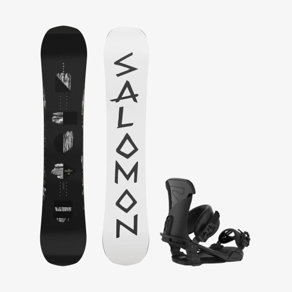 SALOMON - SALOMON HERRE SNOWBOARD INKL. BINDINGER CRAFT+ TRIGGER