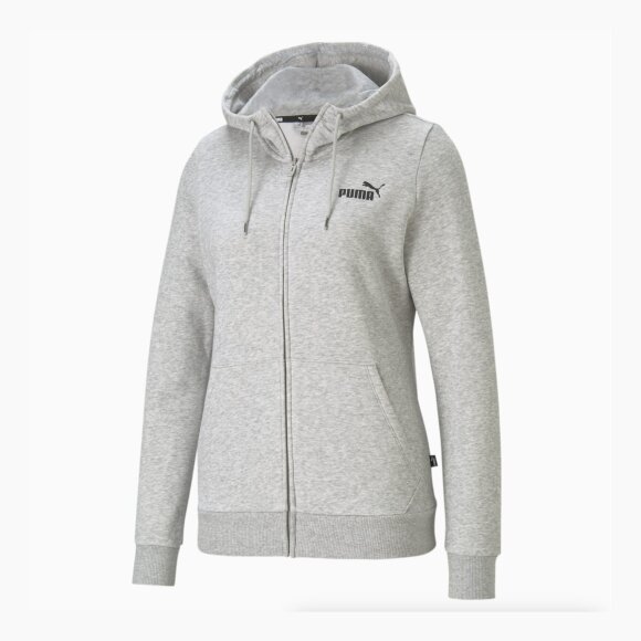 PUMA DENMARK - W ESS SMALL LOGO FZ HOODIE