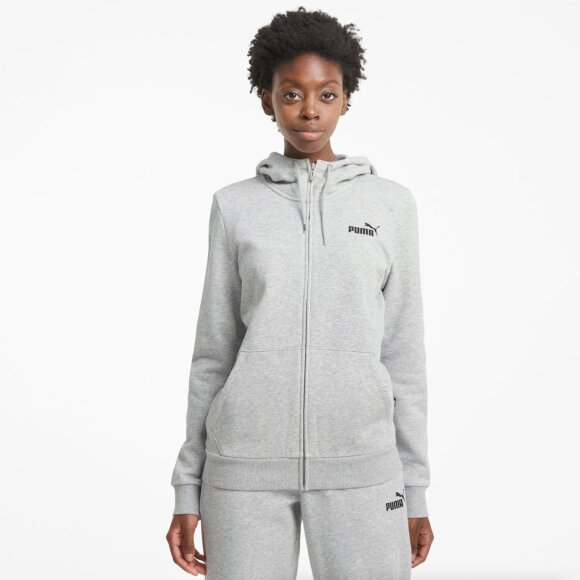 PUMA DENMARK - W ESS SMALL LOGO FZ HOODIE