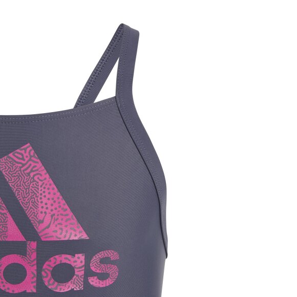 ADIDAS  - ADIDAS SVØMMETØJ TIL BØRN G BIG LOGO SWIMSUIT