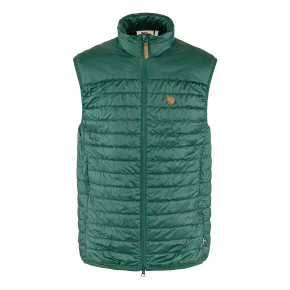 FJALLRAVEN - FJALLRAVEN M ABISKO PADDED VEST HERRE VEST GRØN 