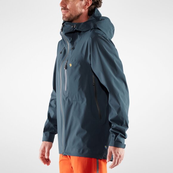 FJALLRAVEN - FJALLRAVEN M BERGTAGEN LITE ECO-SHELL JKT HERRE JAKKE BLÅ