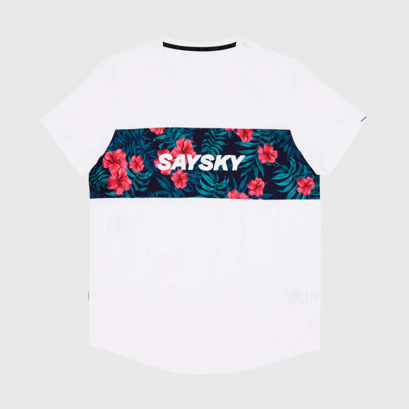 SAYSKY - SAYSKY DAME T-SHIRT W FLOWER COMBAT T-SHIRT 