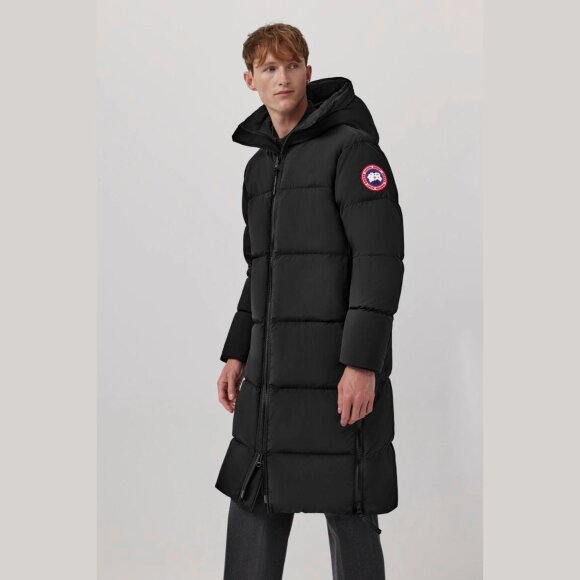 CANADA GOOSE - CANADA GOOSE HERRE LANG DUN PARKA M LAWRENCE LONG PUFFER