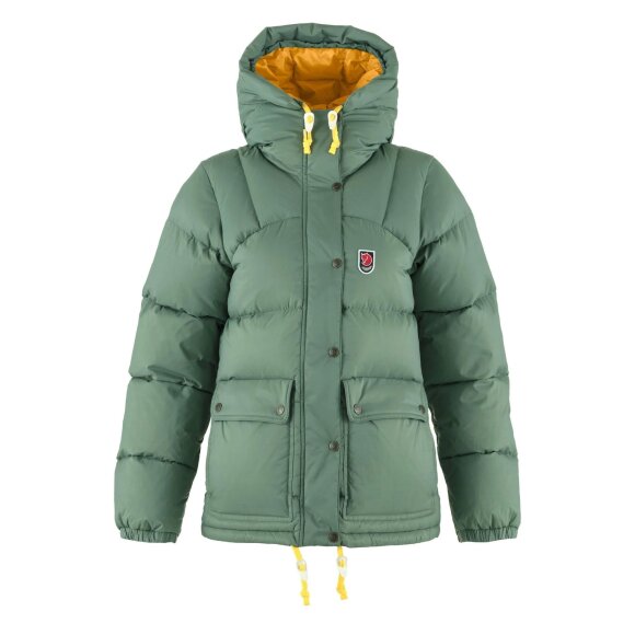 FJALLRAVEN - FJALLRAVEN DAME DUNJAKKE W EXPEDITION DOWN LITE JKT GREEN