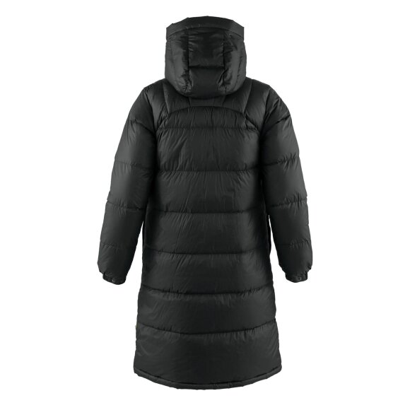 FJALLRAVEN - FJALLRAVEN DAME DUNJAKKE W EXPEDITION LONG DOWN PARKA BLACK