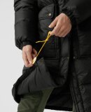 FJALLRAVEN - FJALLRAVEN DAME DUNJAKKE W EXPEDITION LONG DOWN PARKA BLACK