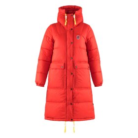 FJALLRAVEN - FJALLRAVEN DAME DUNJAKKE W EXPEDITION LONG DOWN PARKA TRUE RED