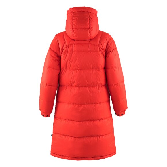 FJALLRAVEN - FJALLRAVEN DAME DUNJAKKE W EXPEDITION LONG DOWN PARKA TRUE RED