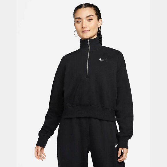 NIKE - NIKE DAME SWEATSHIRT W NSW PHNX FLC QZ CROP